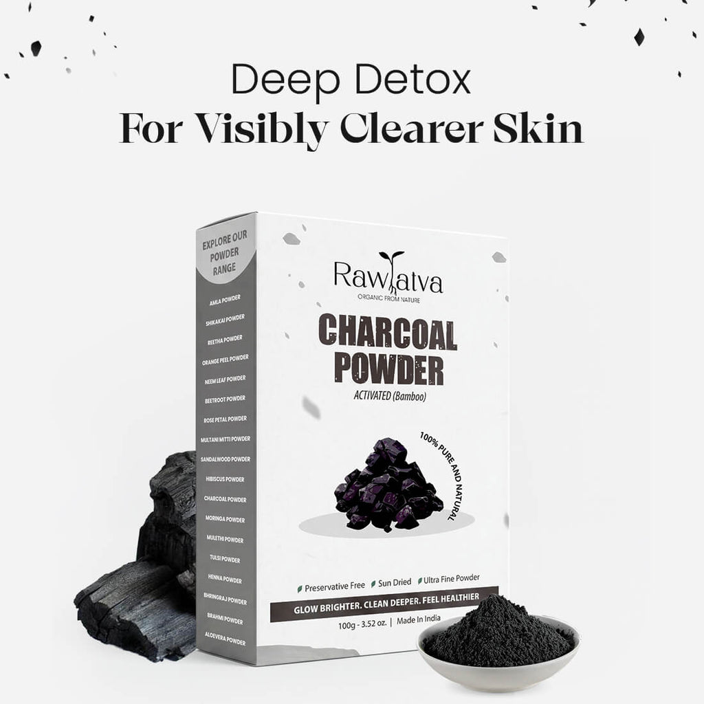 Bamboo Charcoal Powder | Deep Detox & Pore Cleansing | 100g
