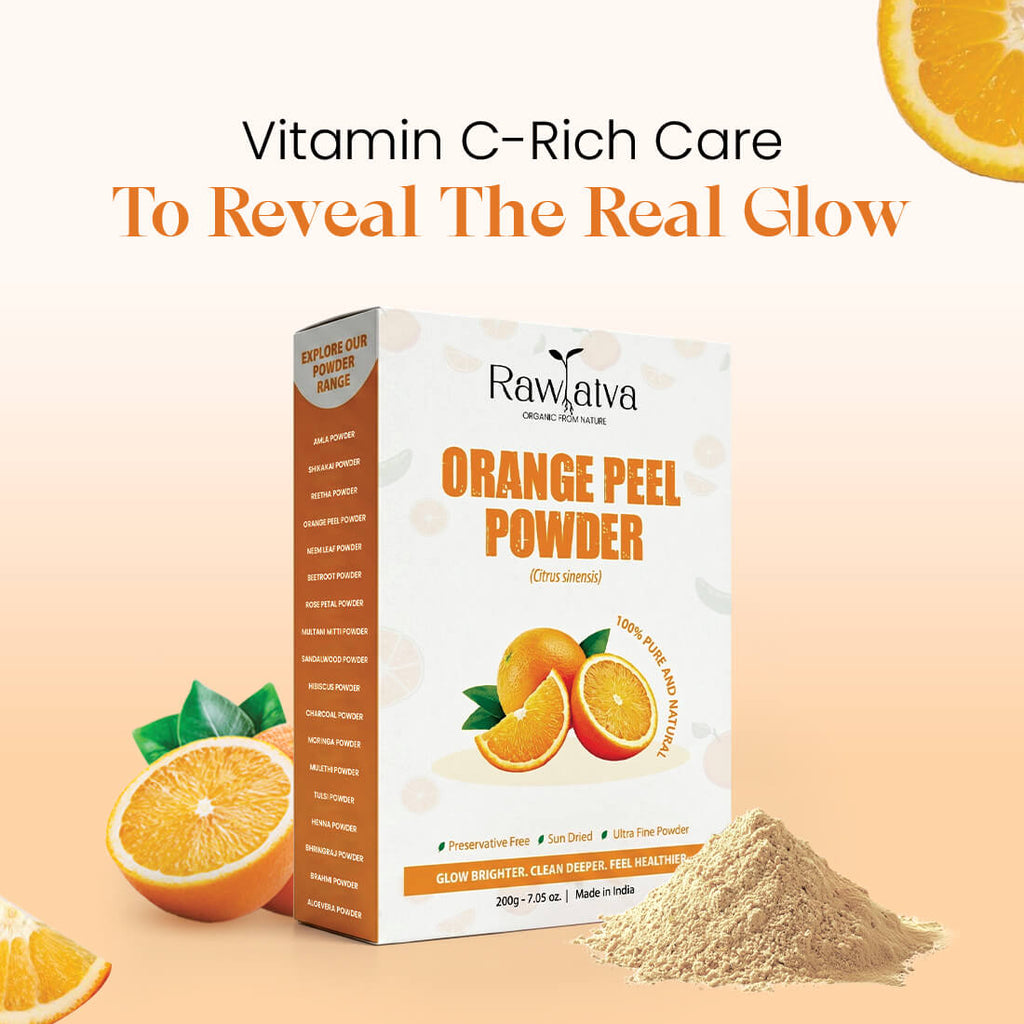 Orange Peel Powder | For Skin Brightening & Tan Removal | 200g