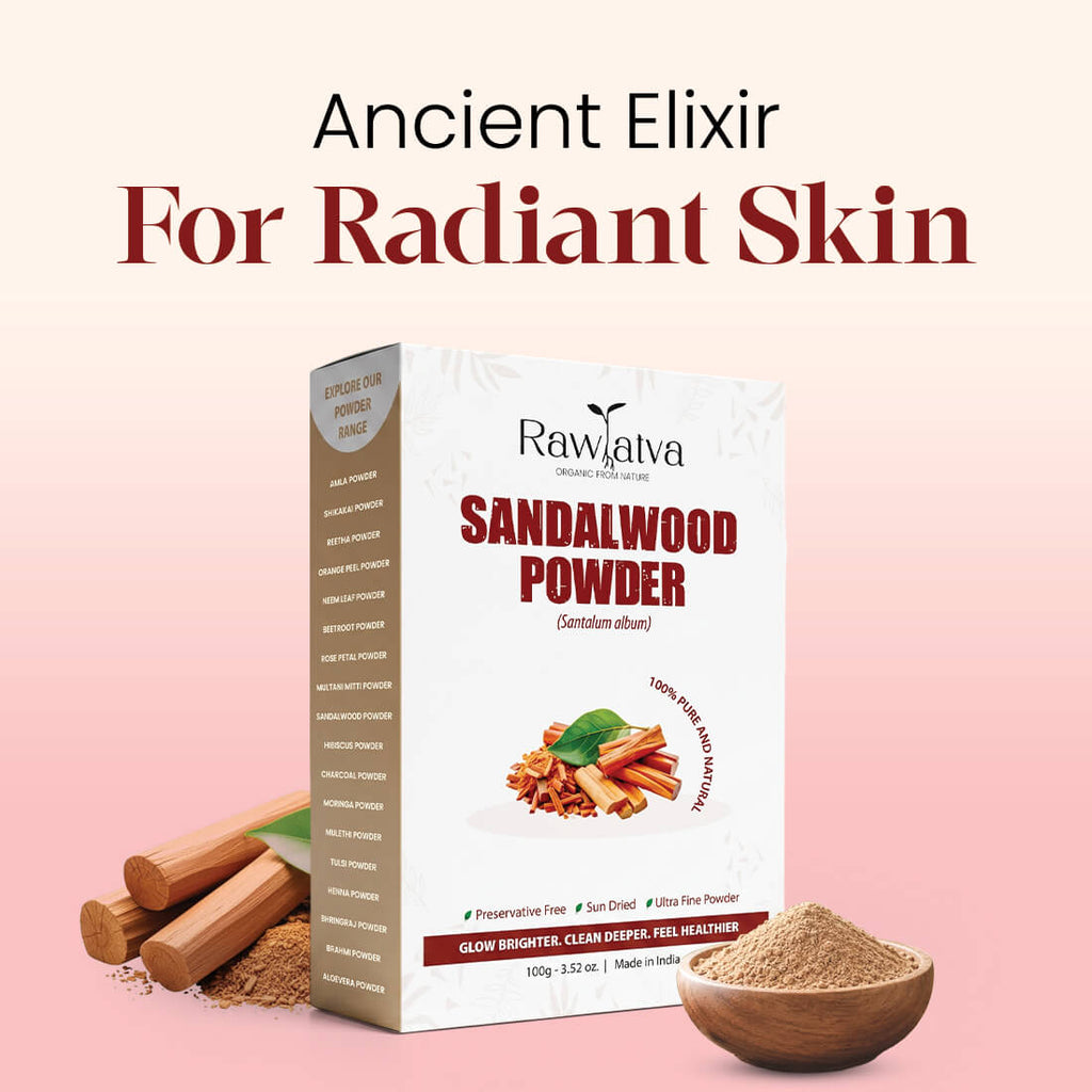 Sandalwood Powder | For Soft, Soothing Skin & Glow | 100g