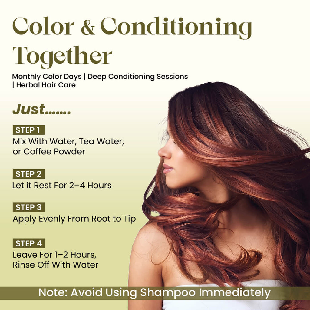 Henna Powder | Natural Hair Color & Conditioning Powder | 100g