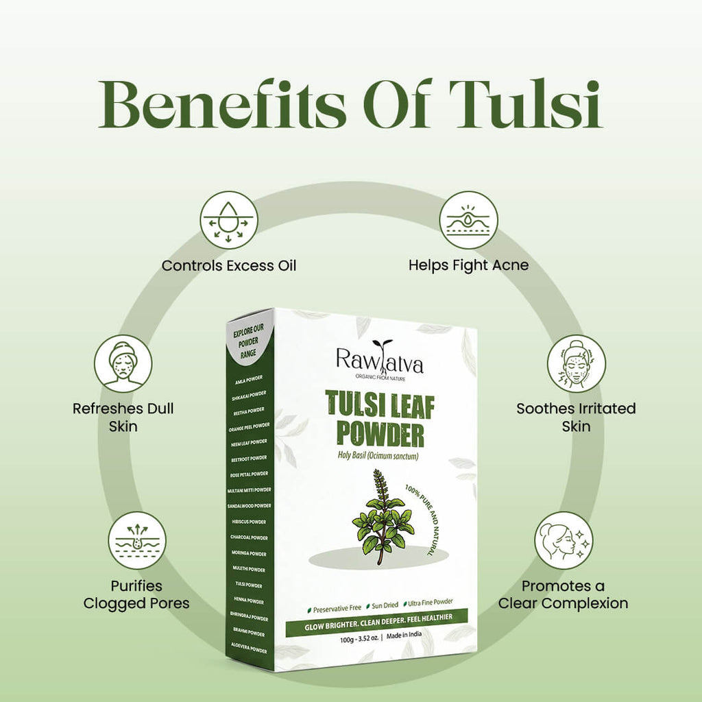 RawTatva TULSI LEAF POWDER | 100G