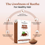 Reetha Powder for Clean Scalp & Healthy-Looking Hair, 100g