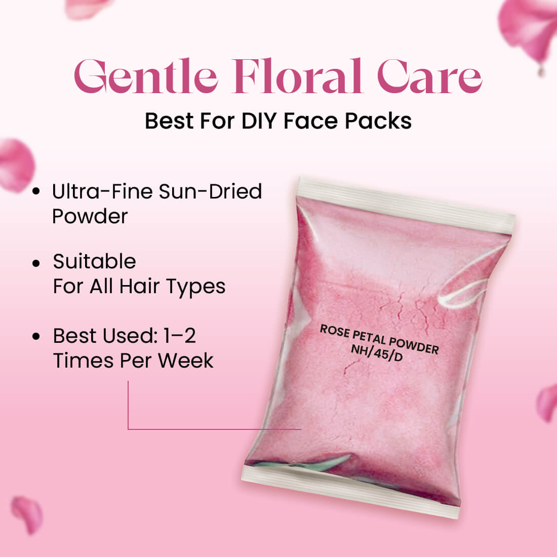 Rose Petal Powder | 100G