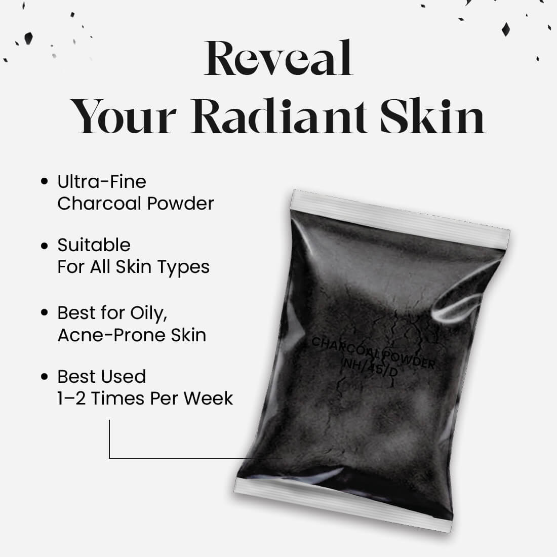 Bamboo Charcoal Powder | Deep Detox & Pore Cleansing | 100g