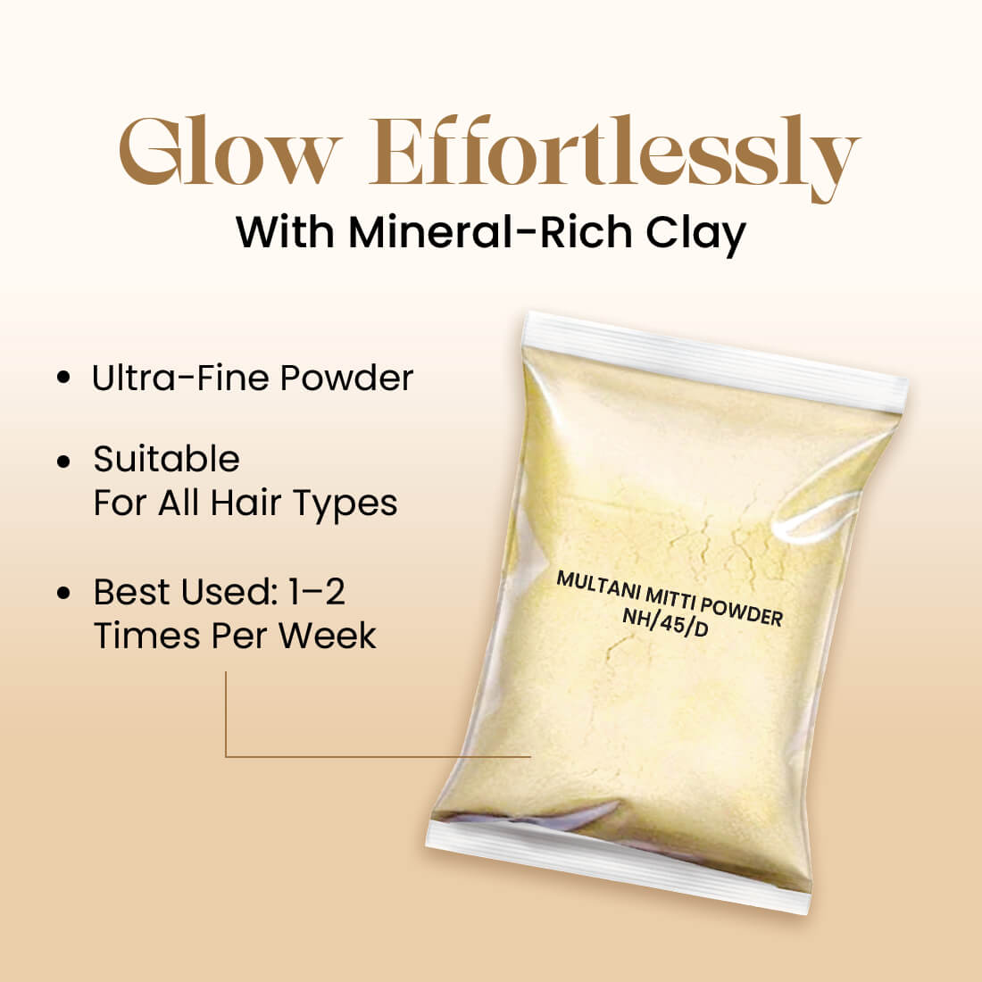 Multani Mitti Powder | For Deep Cleansing & Glow  | 200g
