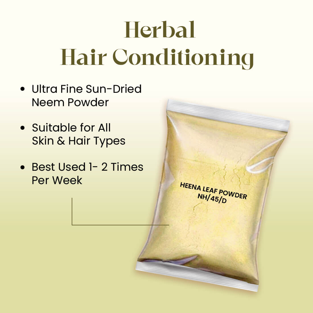 Henna Powder | Natural Hair Color & Conditioning Powder | 100g