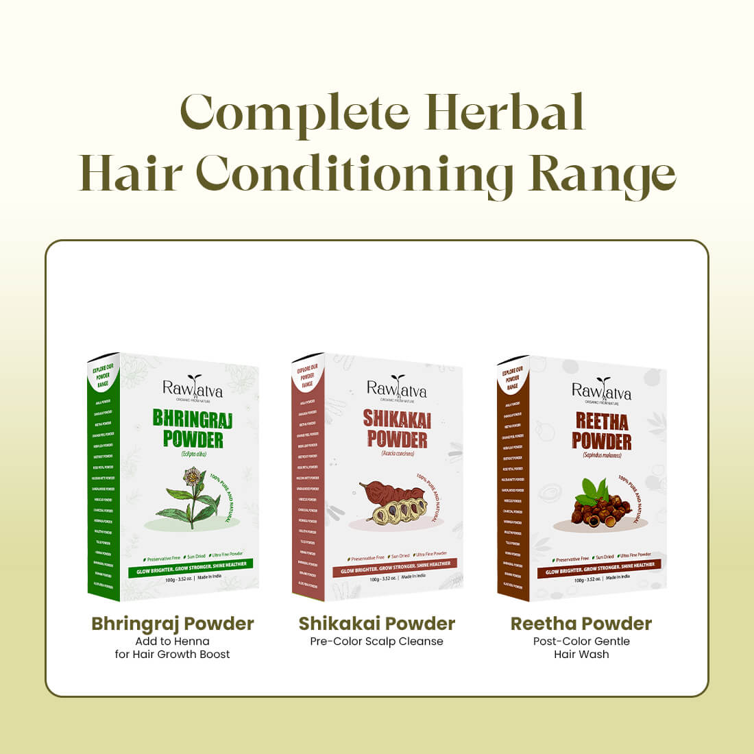 Henna Powder | Natural Hair Color & Conditioning Powder | 100g
